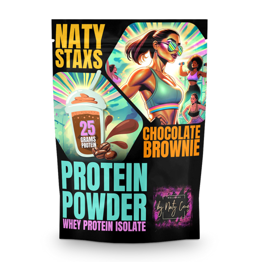 Naty Staxs - Chocolate Brownie Protein Powder